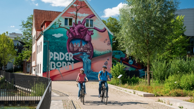 Graffiti in Paderborn © Teutoburger Wald Tourismus / Patrick Gawandtka